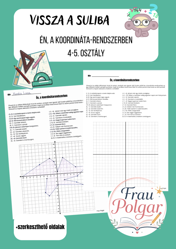 Én, a koordináta-rendszerben 4.-5. osztály